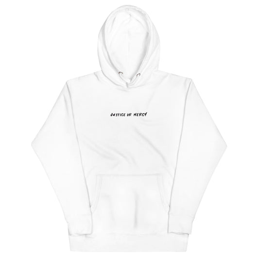 Justice Or Mercy Embroidered Hoodie